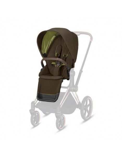 Cybex, Priam 2.0 - tapicerka siedziska-Khaki Green