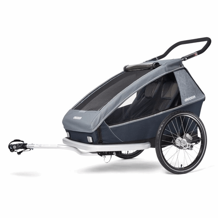 Croozer, Kid Vaaya 2 - przyczepka rowerowa-Graphite Blue