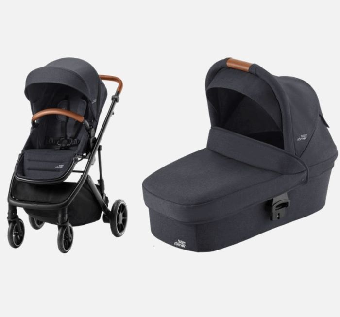 Britax Romer Strider M - wózek głęboko-spacerowy-Black Shadow