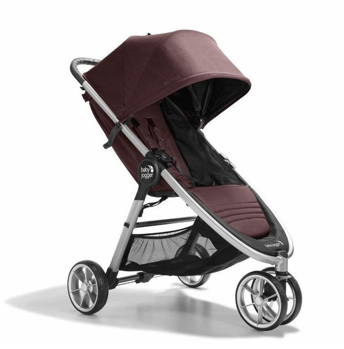 Baby Jogger City Mini 2 - wózek spacerowy trójkołowy-Brick Mahogany+ pałąk gratis!!!