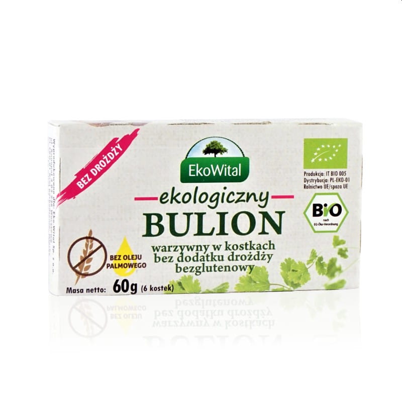 Bulion warzywny bezglutenowy BIO 60g Eko-wital