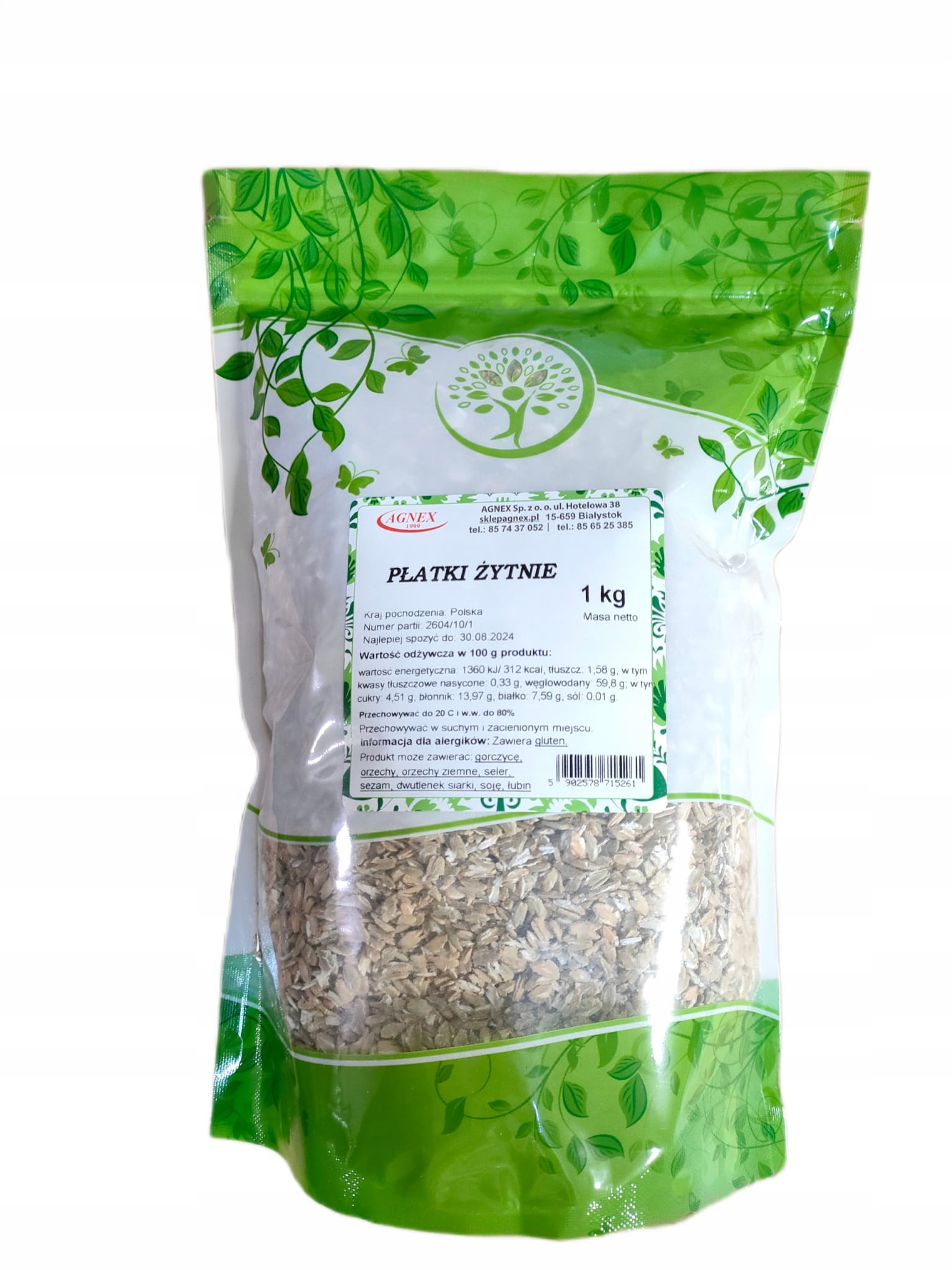 Płatki żytnie 1 kg