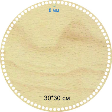 Baza dno koszyka koło 30cm, 8mm taca na filiżanki, kubki do kawy i herbaty