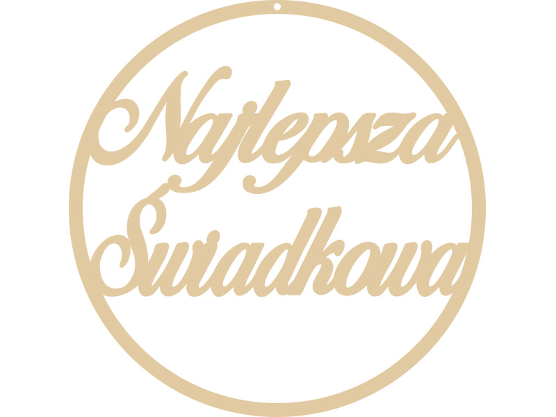 Obręcz koło do łapacza snów, makramy najlepsza świadkowa 30cm