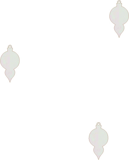 Bombki baza do makramy, kartek, wycinanki, tekturki, scrapki, dekor święta Bożego Narodzenia zawieszka z bermaty zestaw 3