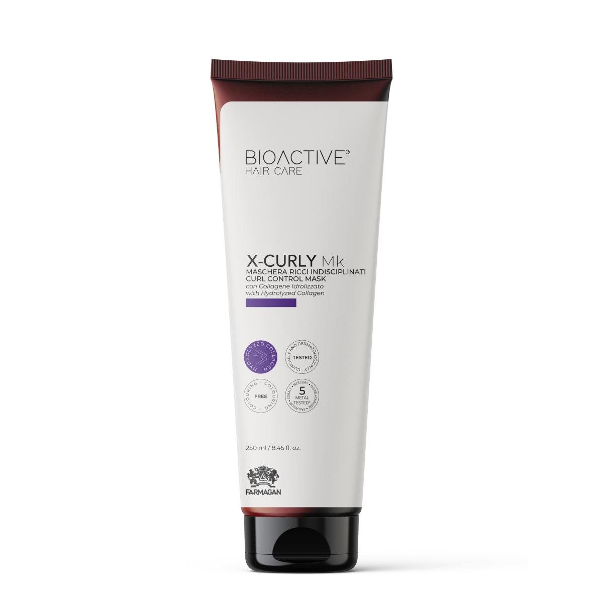 FARMAGAN X-CURLY Dyscyplinująca maska do włosów 250ml