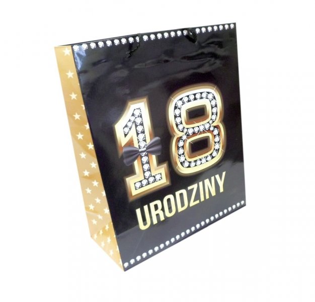 Ozdobne opakowanie, torebka na prezent 26x32 wz. 02 Osiemnastka