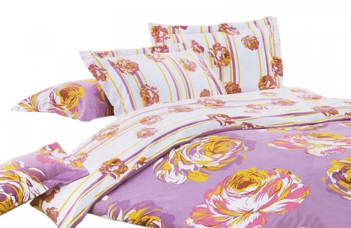 Pościel bawełna satynowa 220x200 zapięcie na zamek lub guzik - wz. 0826