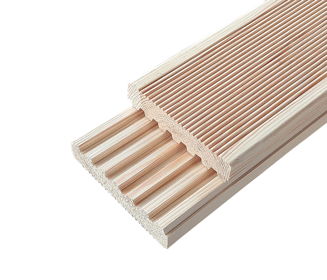 Deska tarasowa sosnowa sucha 28 x 140 x 4000 mm - Klasa I