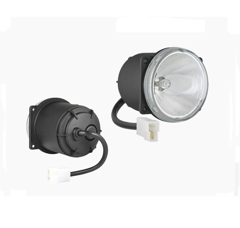 Drogowy reflektor halogenowy przewód 0.5m i złączem AMP Faston i żarówką HM4.33709 Wesem