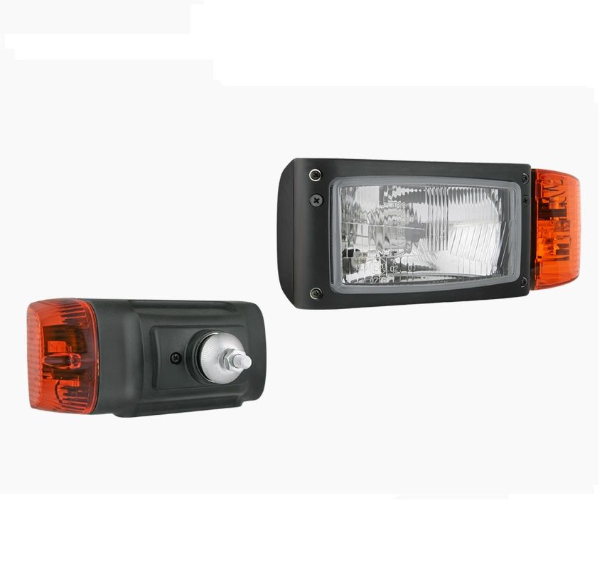 Reflektor przedni typu H4 z uchwytem tylnym i złączem DT04-6P lewy REPR1.24220 Wesem