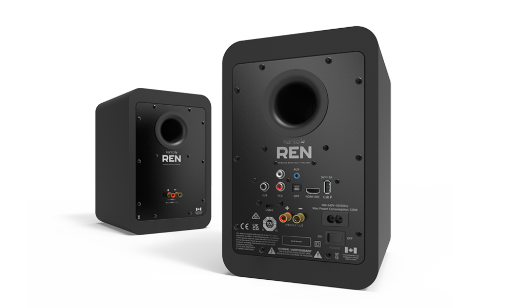 [zestaw] głośniki aktywne kanto ren + gramofon kanto obi3