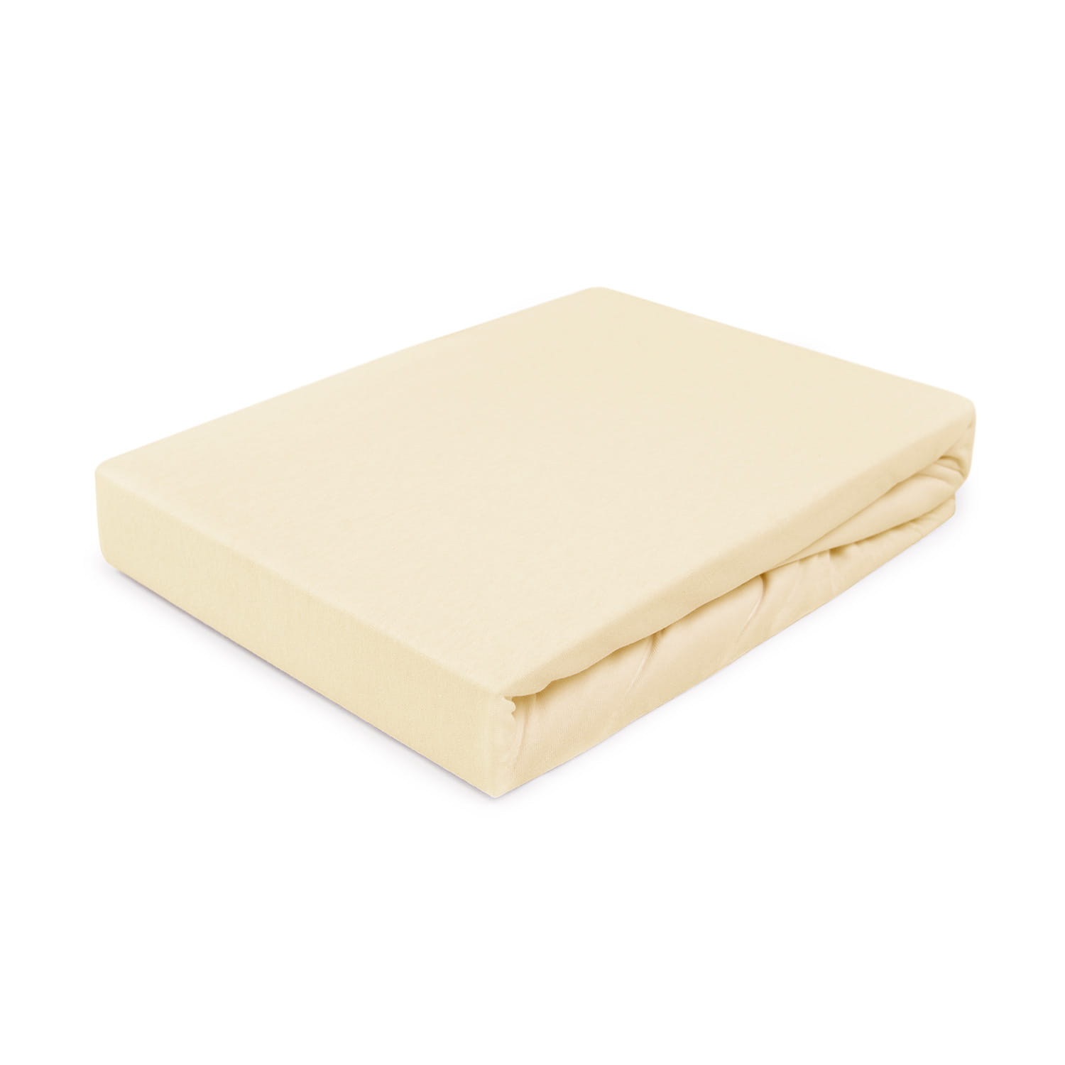 Prześcieradło z gumką 60x120 jersey 100% BAWEŁNA kolo krem