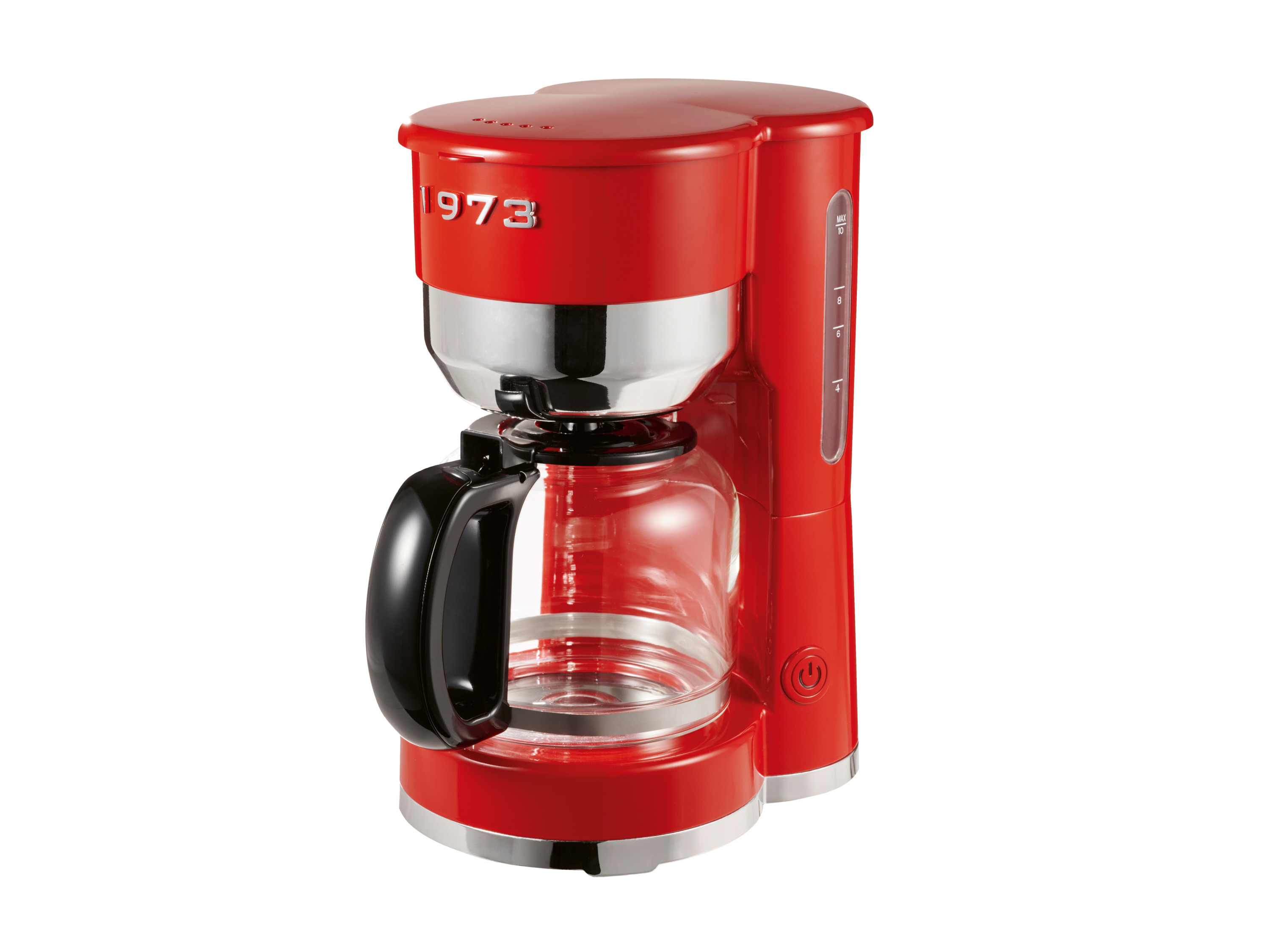 Silvercrest Ekspres do kawy Retro 1973, 1000 W, Skmr 1000 A1, czerwony
