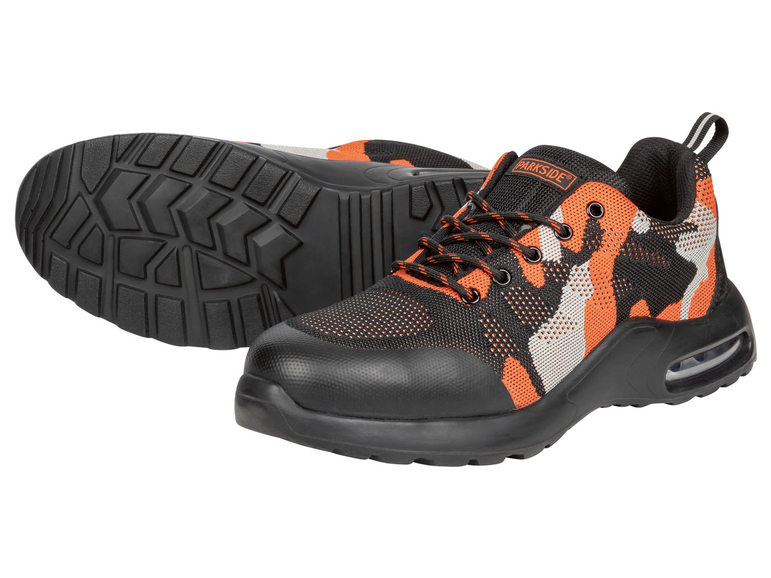 Parkside Buty ochronne „S1” męski, ze stalowym podnoskiem 45, Moro