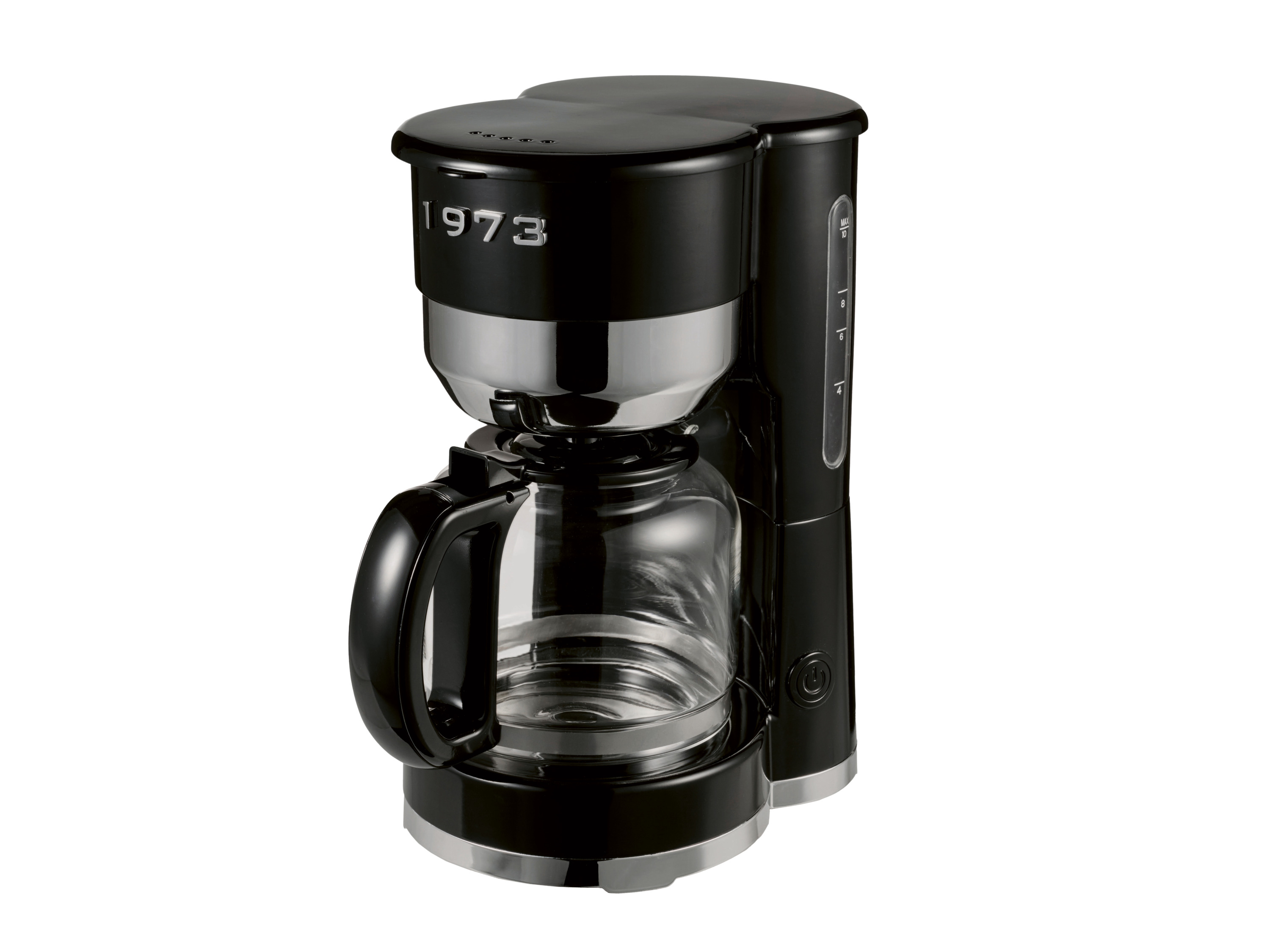 Silvercrest Ekspres przelewowy do kawy retro, 1000 W, 1973 Skmr 1000 A1, czarny