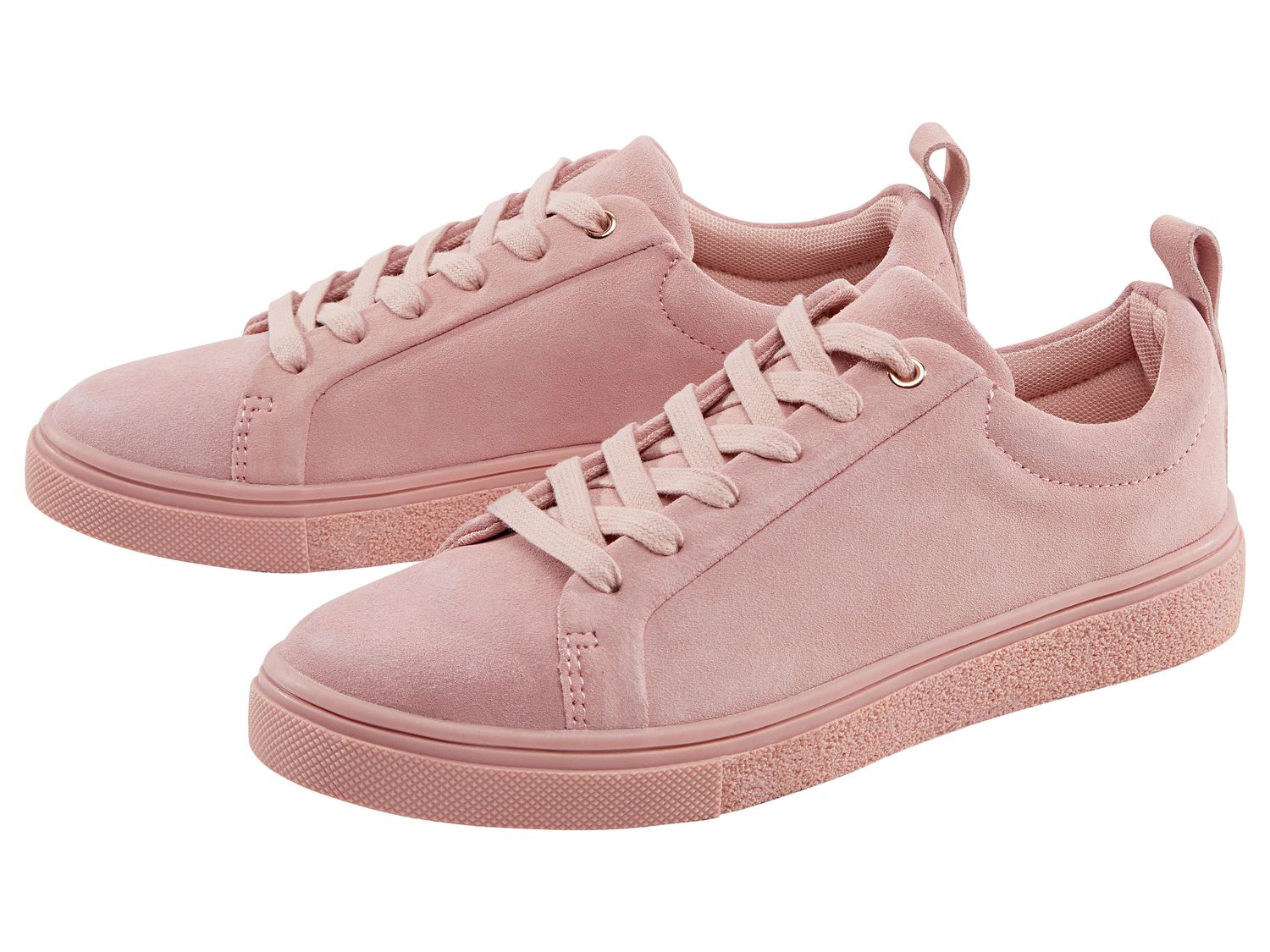 esmara Sneakersy damskie ze skóry, 1 para Różowy, 36