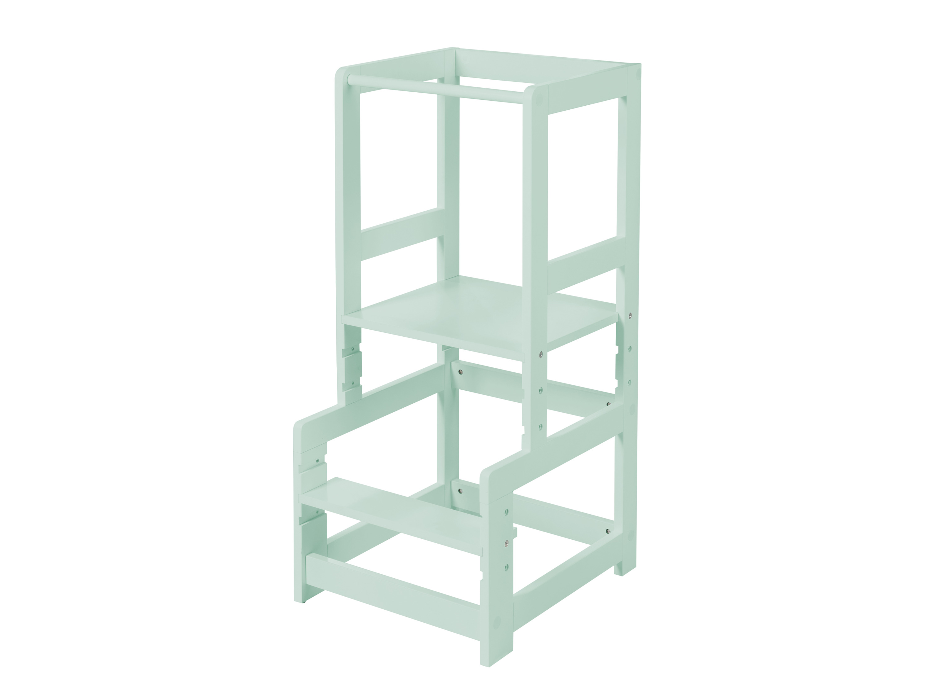 roba Wieża edukacyjna Montessori, z drewna Miętowy