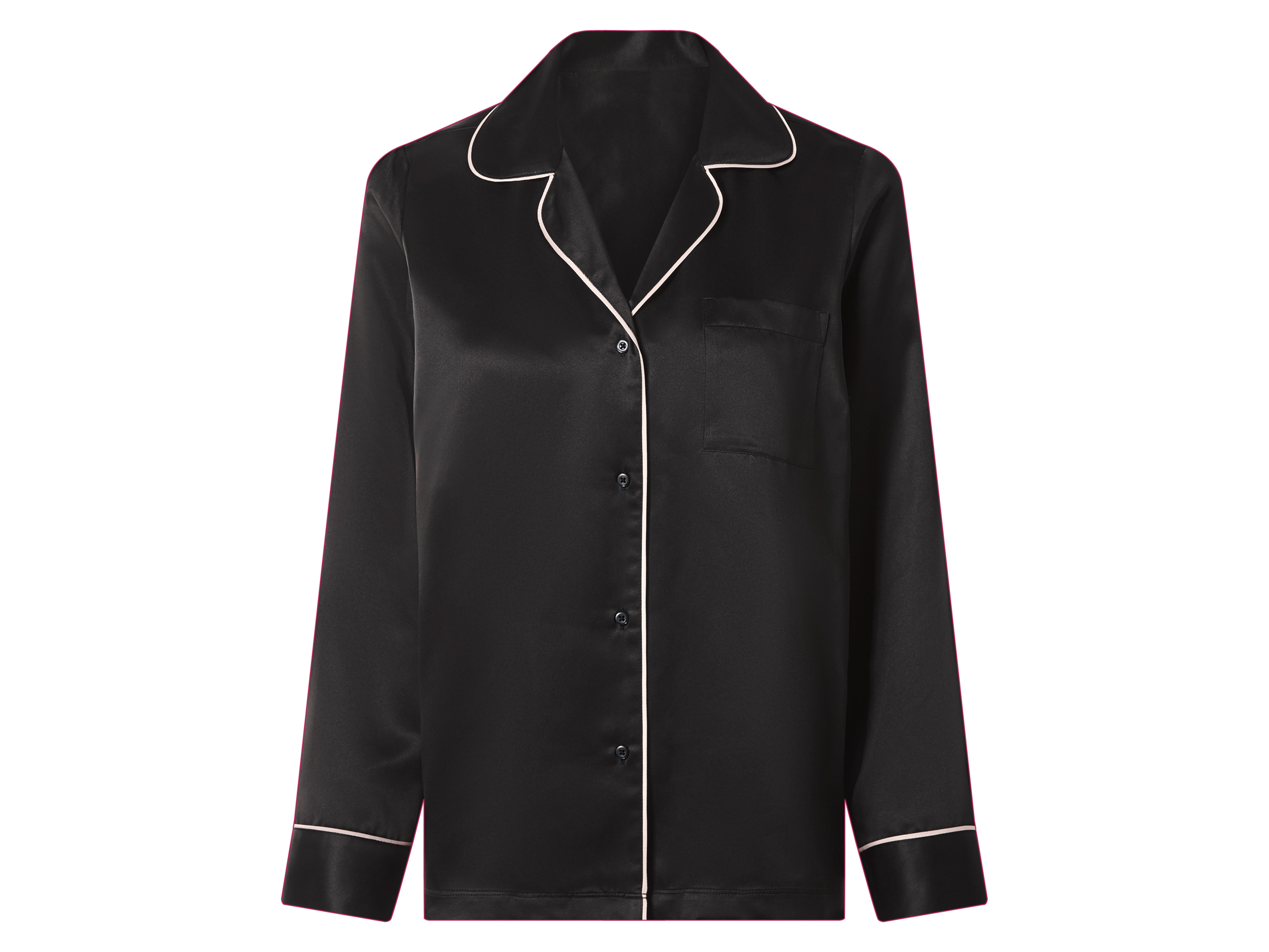 esmara Piżama satynowa damska Czarny, S 36/38