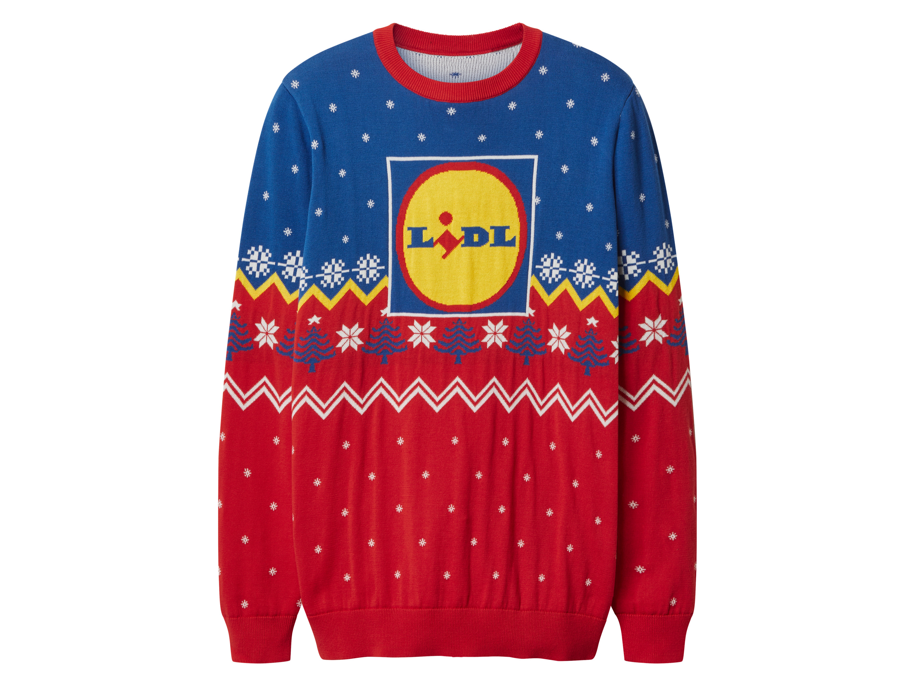 Sweter świąteczny męski z kolekcji Lidl Fan Logo Lidl, M 48/50