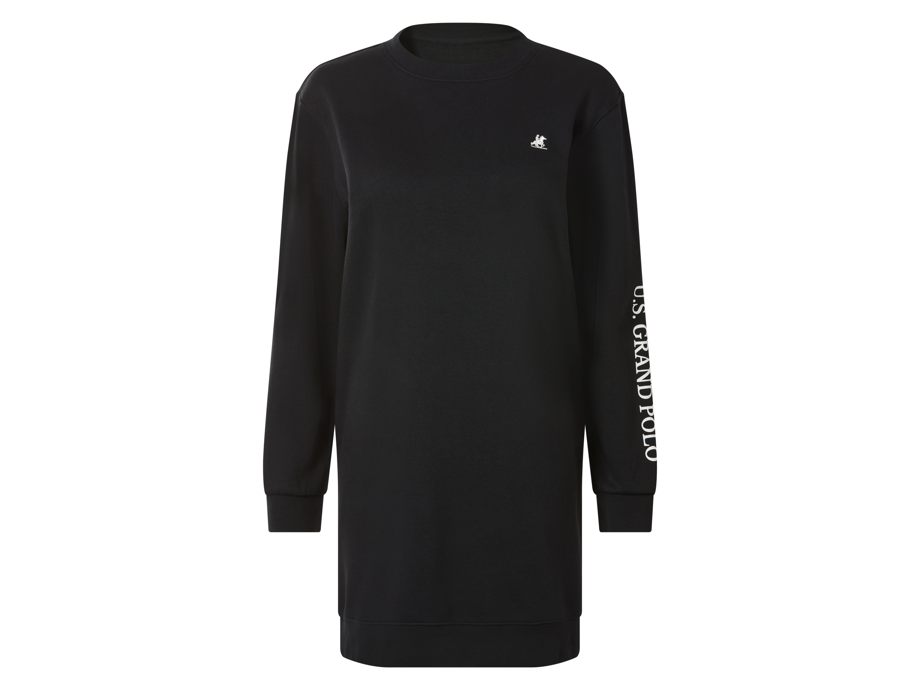 esmara U.s. Grand Polo Sukienka dresowa damska Czarny, XL 48-50