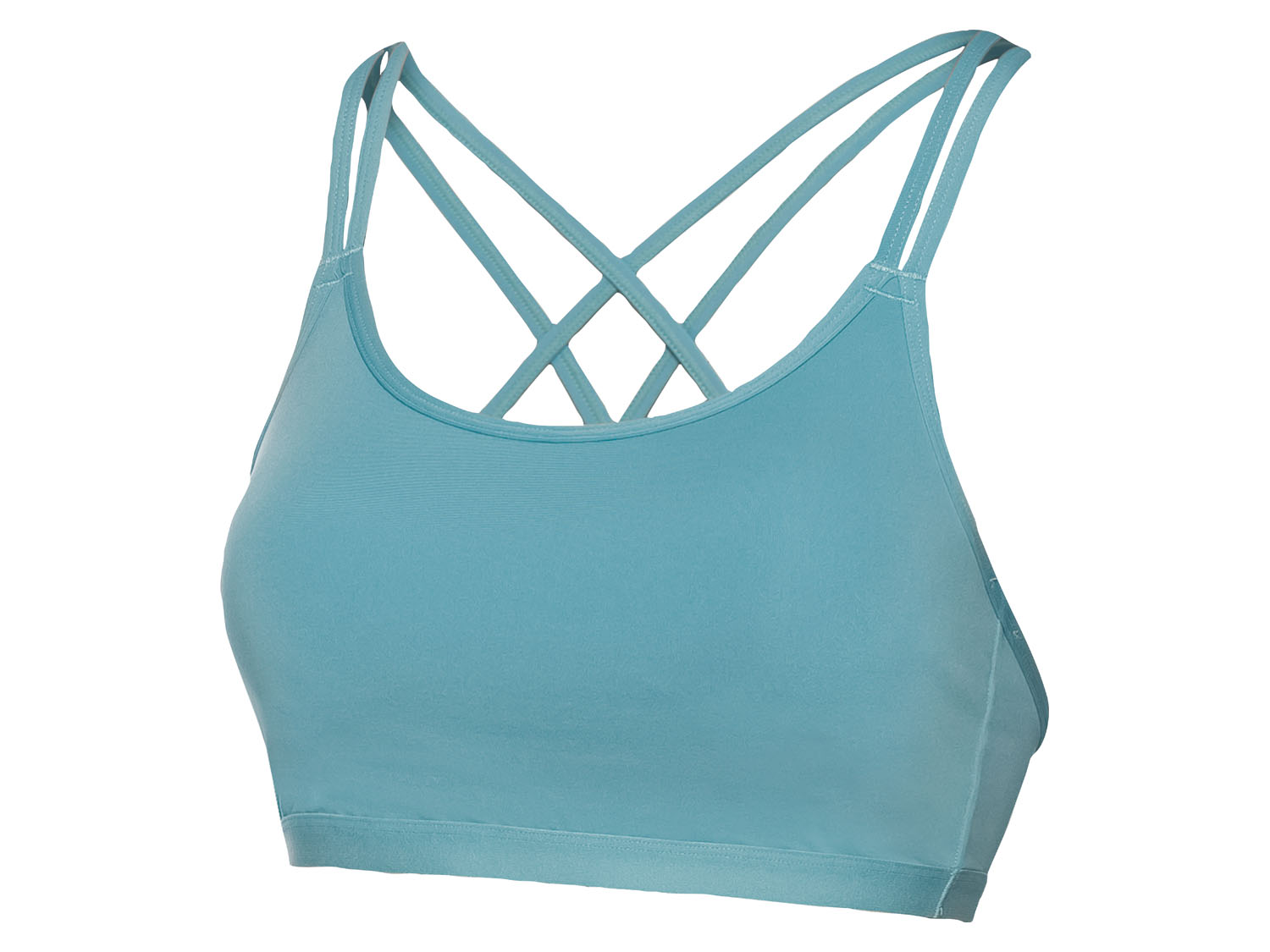 Crivit Biustonosz sportowy light level Jasnoniebieski, L44/46