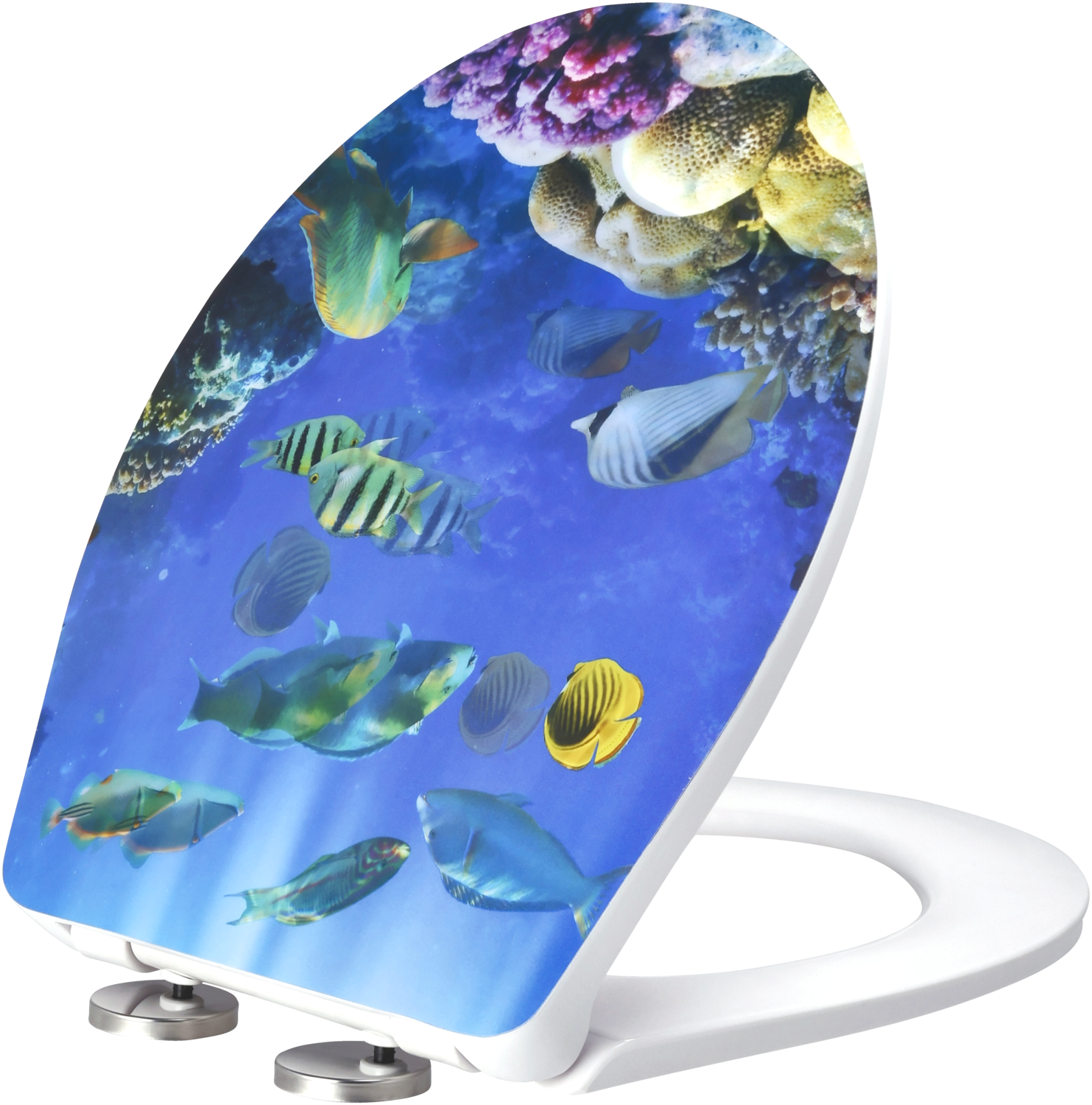 Livarno Deska sedesowa Premium z duroplastu Ryby