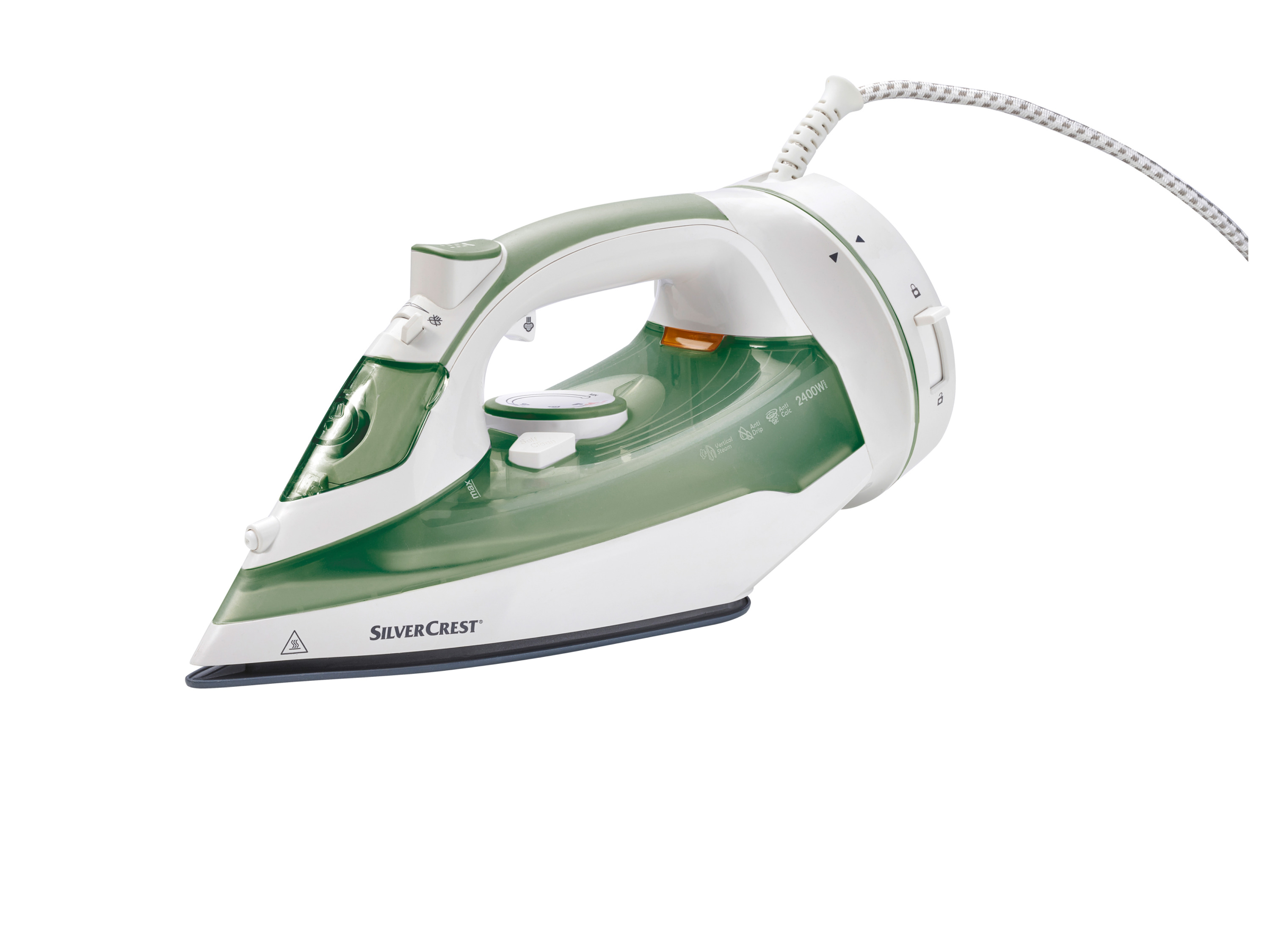 Silvercrest Żelazko parowe bezprzewodowe Sdbk 2400 E1, 2400 W Zielony