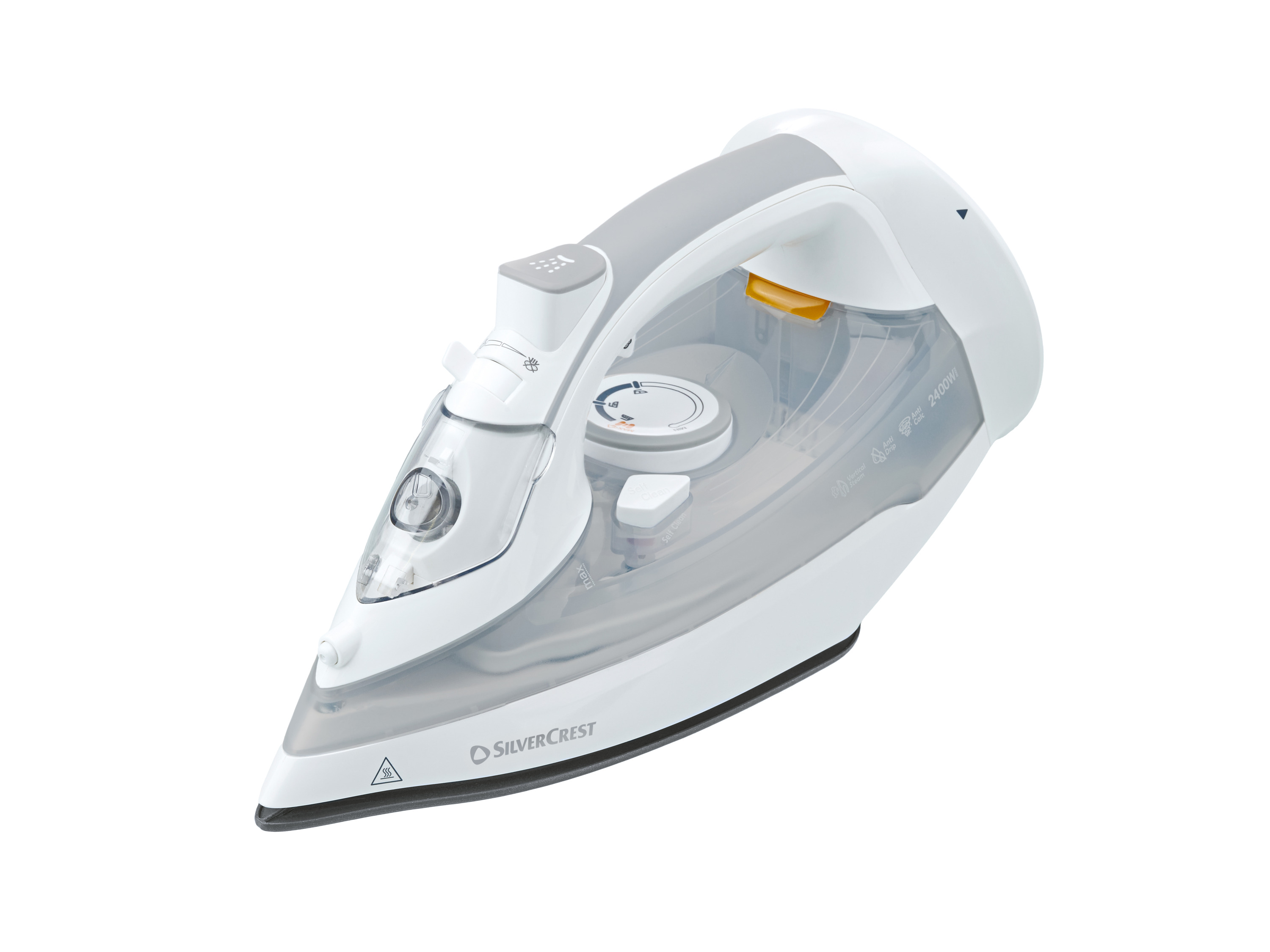 Silvercrest Bezprzewodowe żelazko parowe, 2400 W Jasnoszary