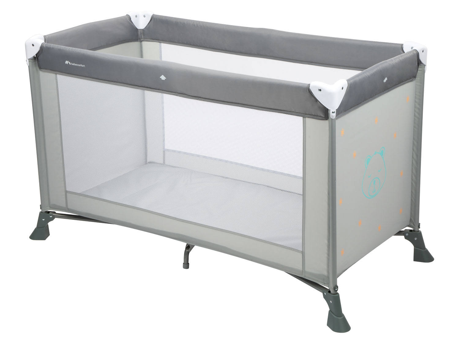 bebeconfort Łóżeczko turystyczne niemowlęce Soft Dreams ciepły szary