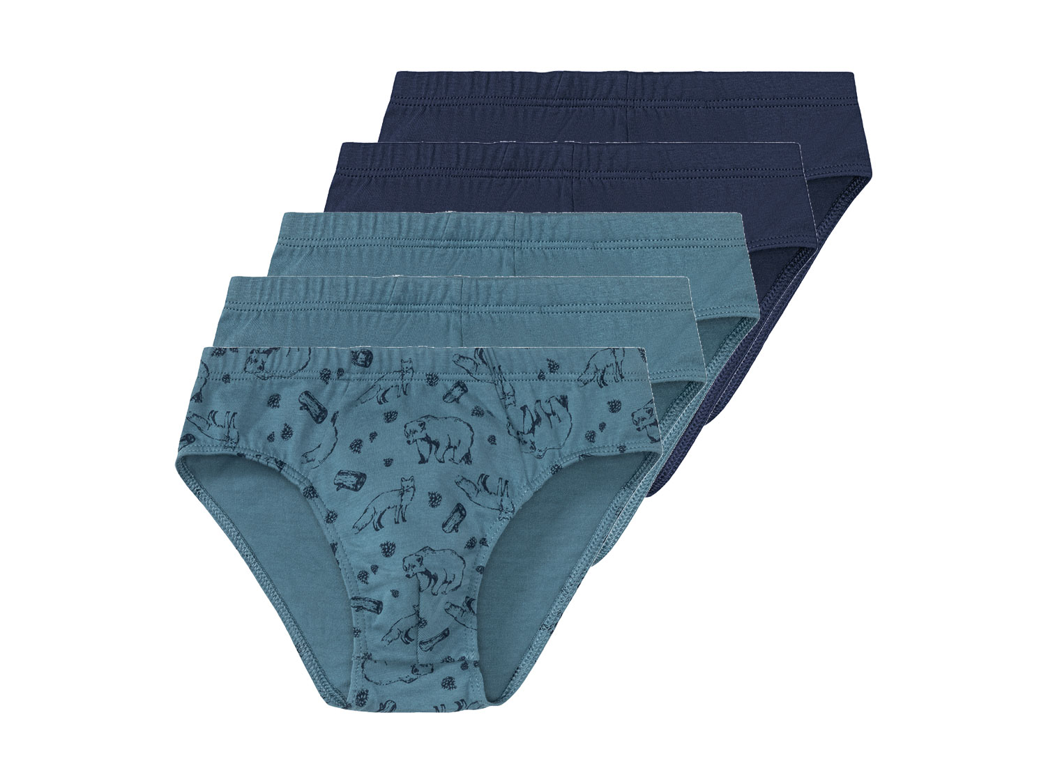 lupilu Majtki dla chłopca, 5 par Niebieski, 98/104