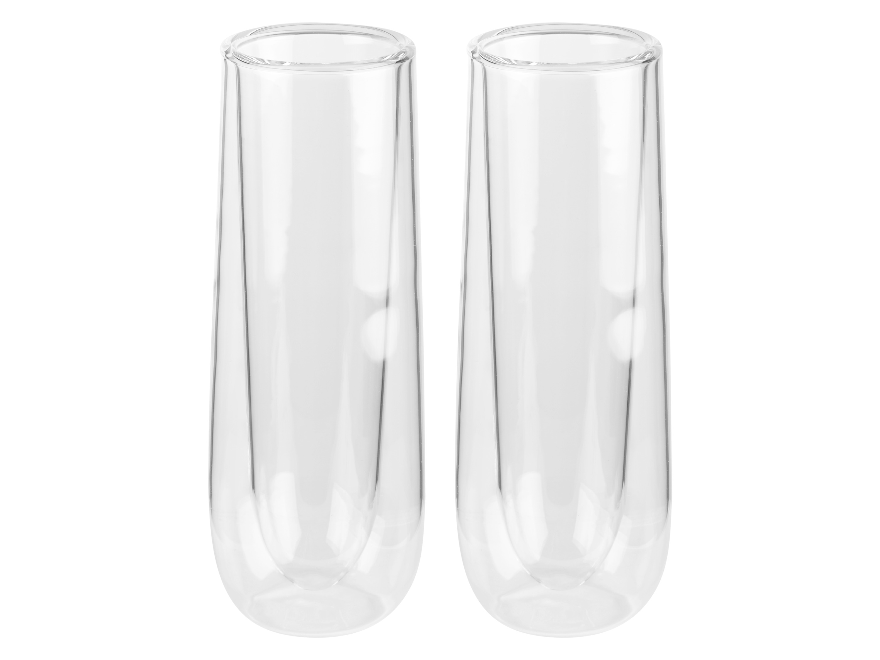 Livarno home Zestaw 2 szklanek lub kieliszków termicznych Do szampana