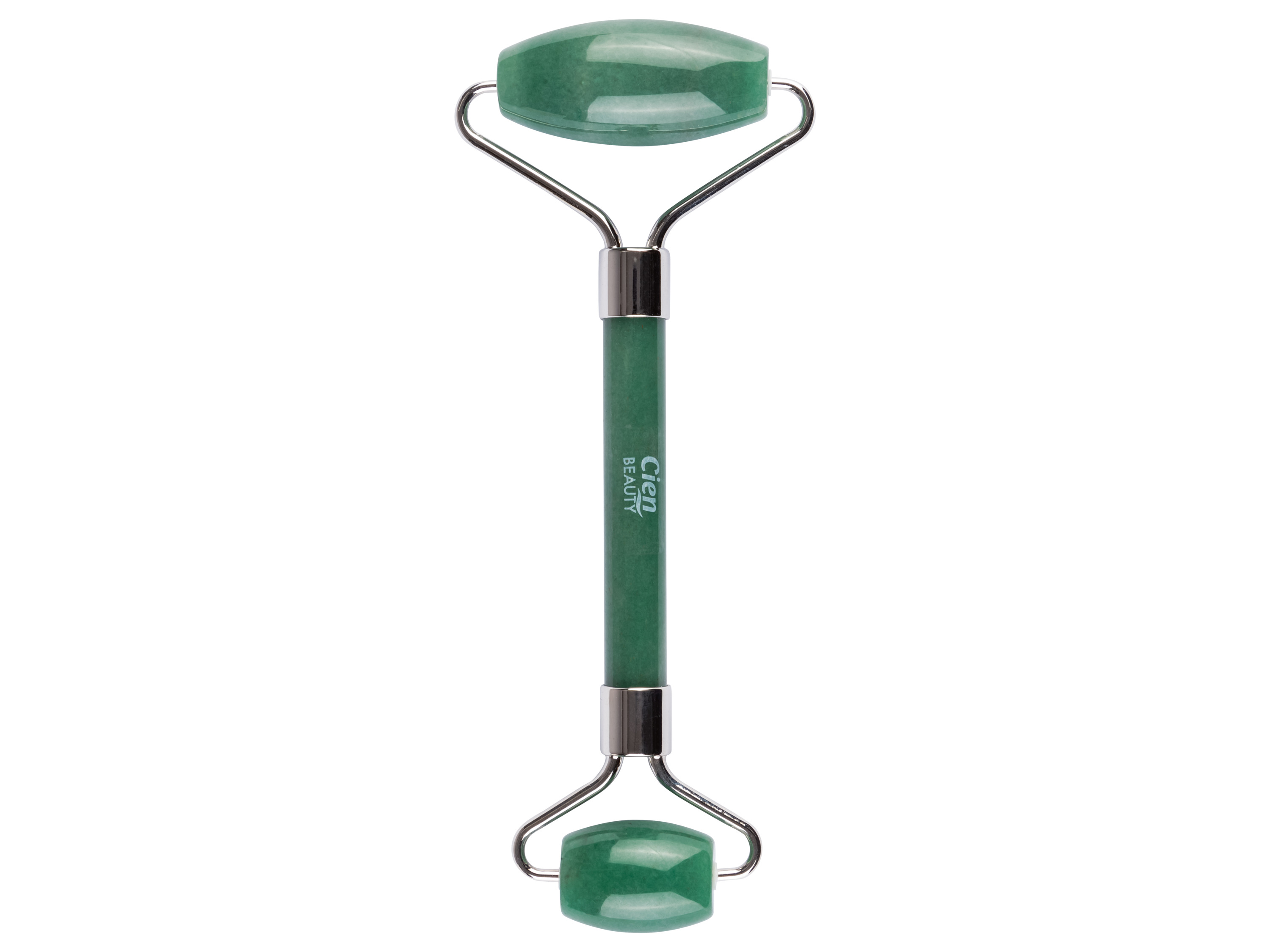 Cien Beauty Wałek do twarzy lub Kamień do masażu twarzy, z kwarcu Wałek do masażu twarzy z kwarcu, zielony