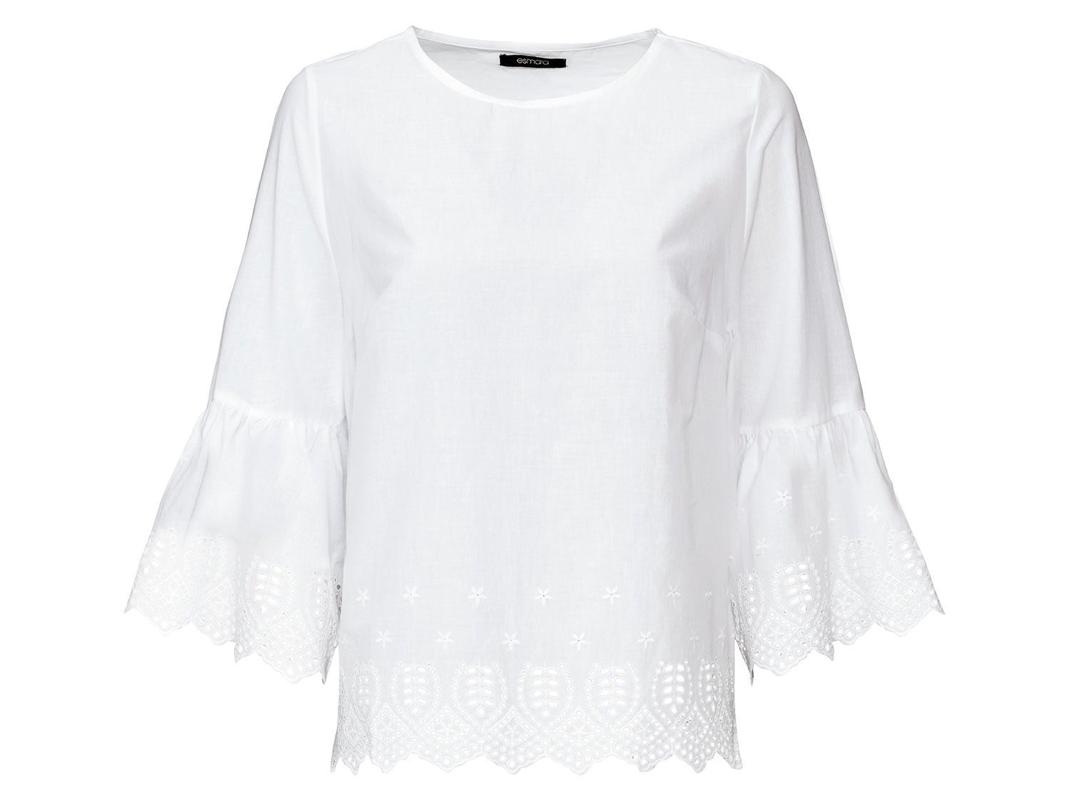 esmara Bluzka damska w stylu boho Biały, 36