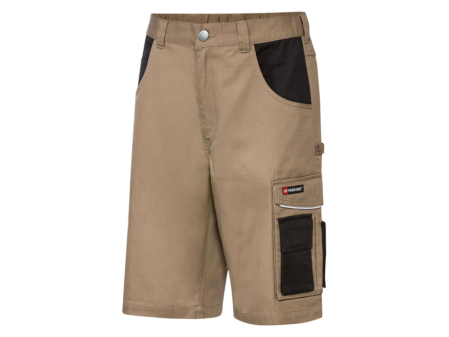 Parkside Bermudy robocze męskie 54, Brązowy/Czarny