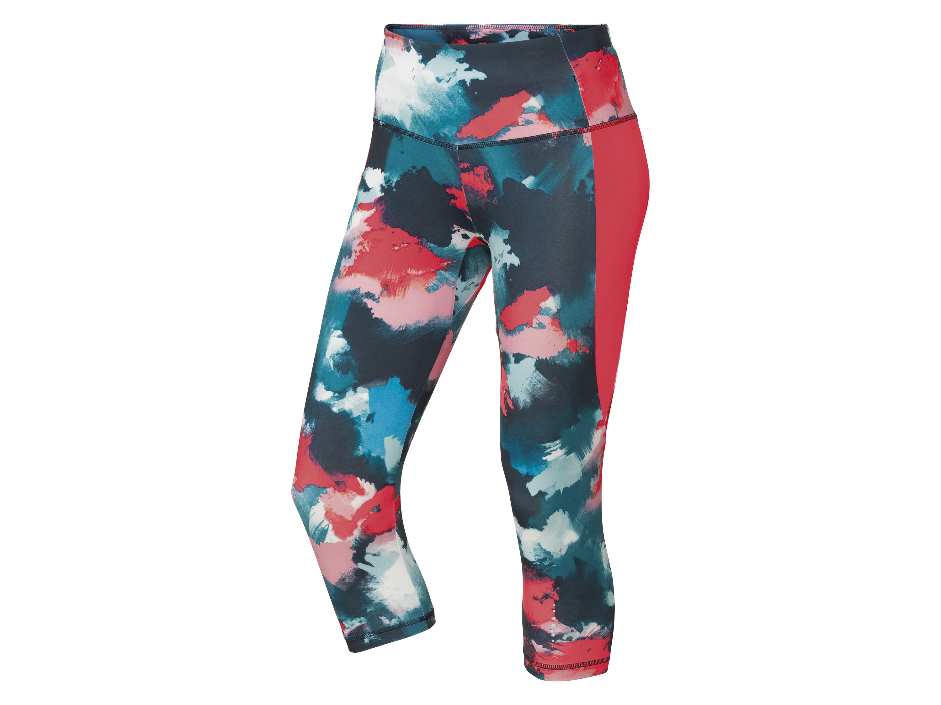 Crivit Spodnie funkcyjne damskie 3/4 z kieszenią na telefon Kolorowy, M40/42