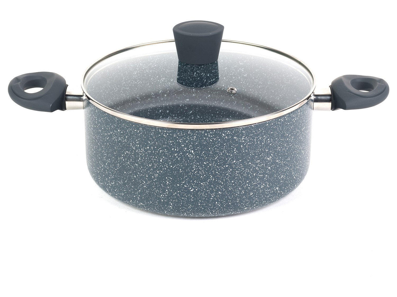 Russell Hobbs Wok / Patelnia / Rondel / Garnek aluminiowy Blue Marble Garnek, 24 cm