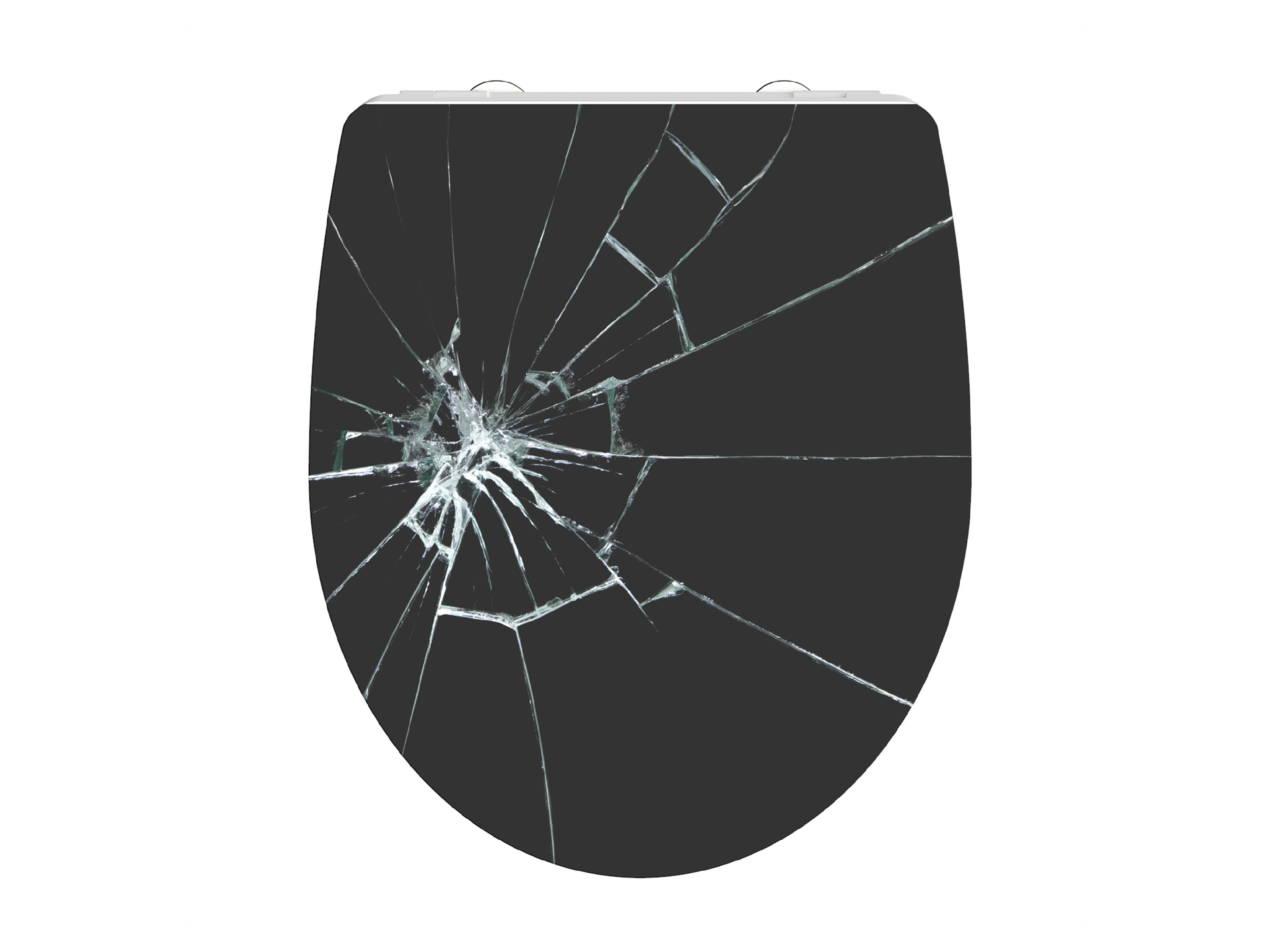 Schütte Deska sedesowa wolnoopadająca z duroplastu Broken Glass