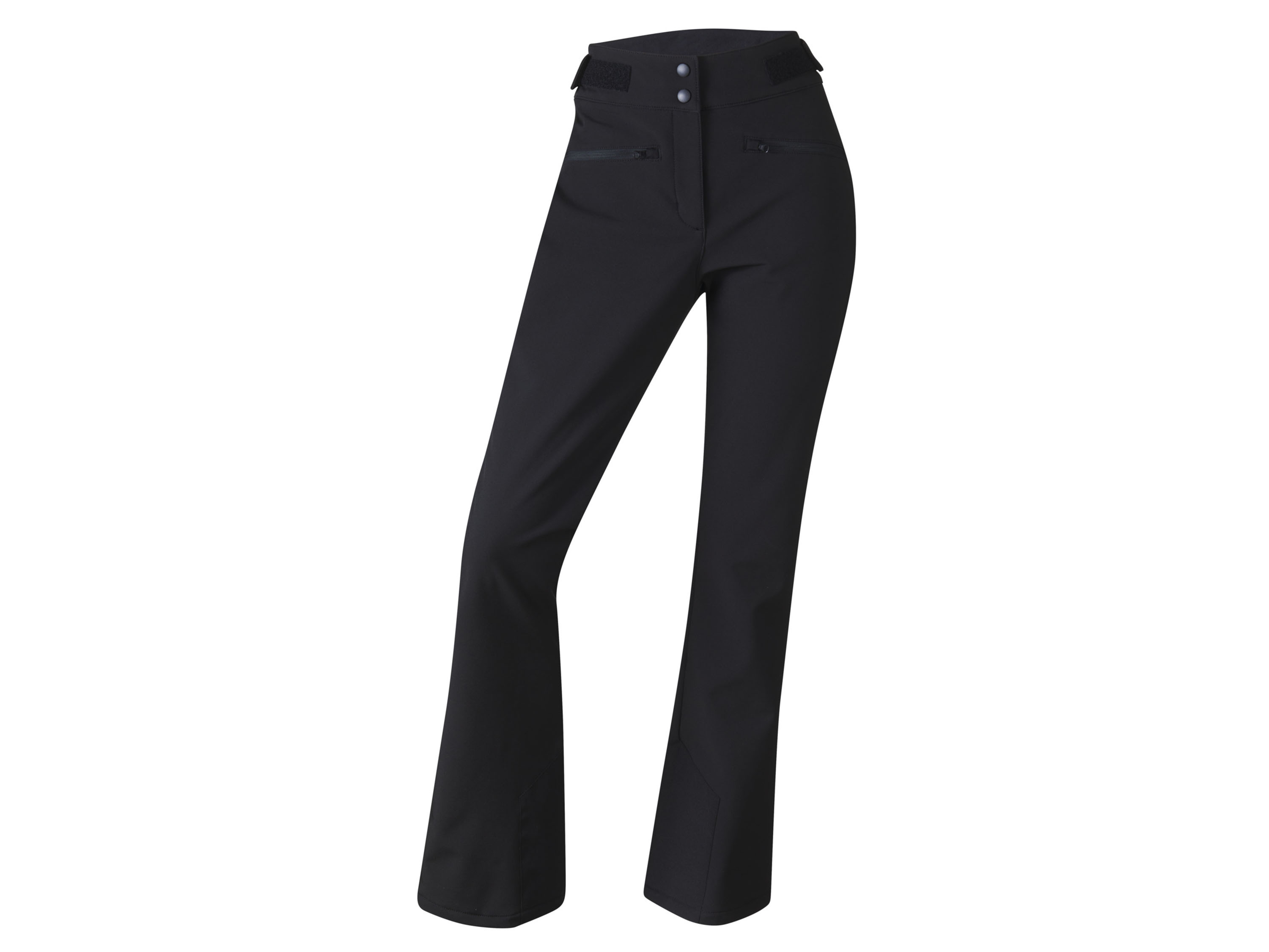 Crivit Spodnie narciarskie damskie softshell Czarny, 38