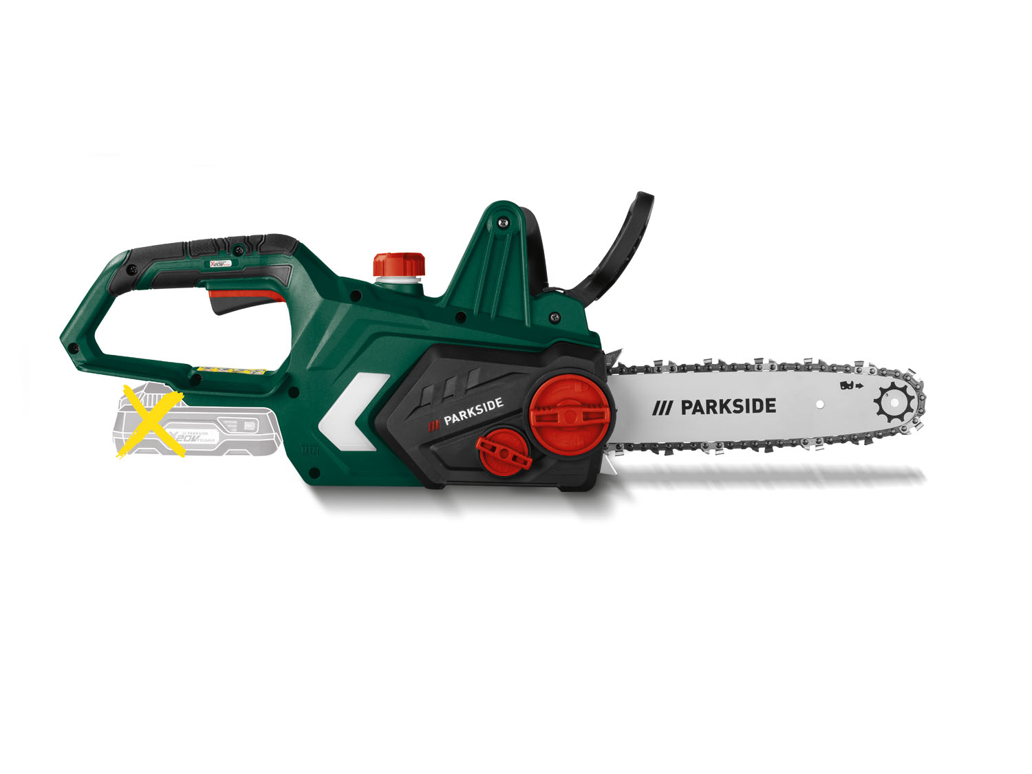 Parkside Akumulatorowa piła łańcuchowa Pksa 20-Li B2, 20 V bez akumulatora i ładowarki