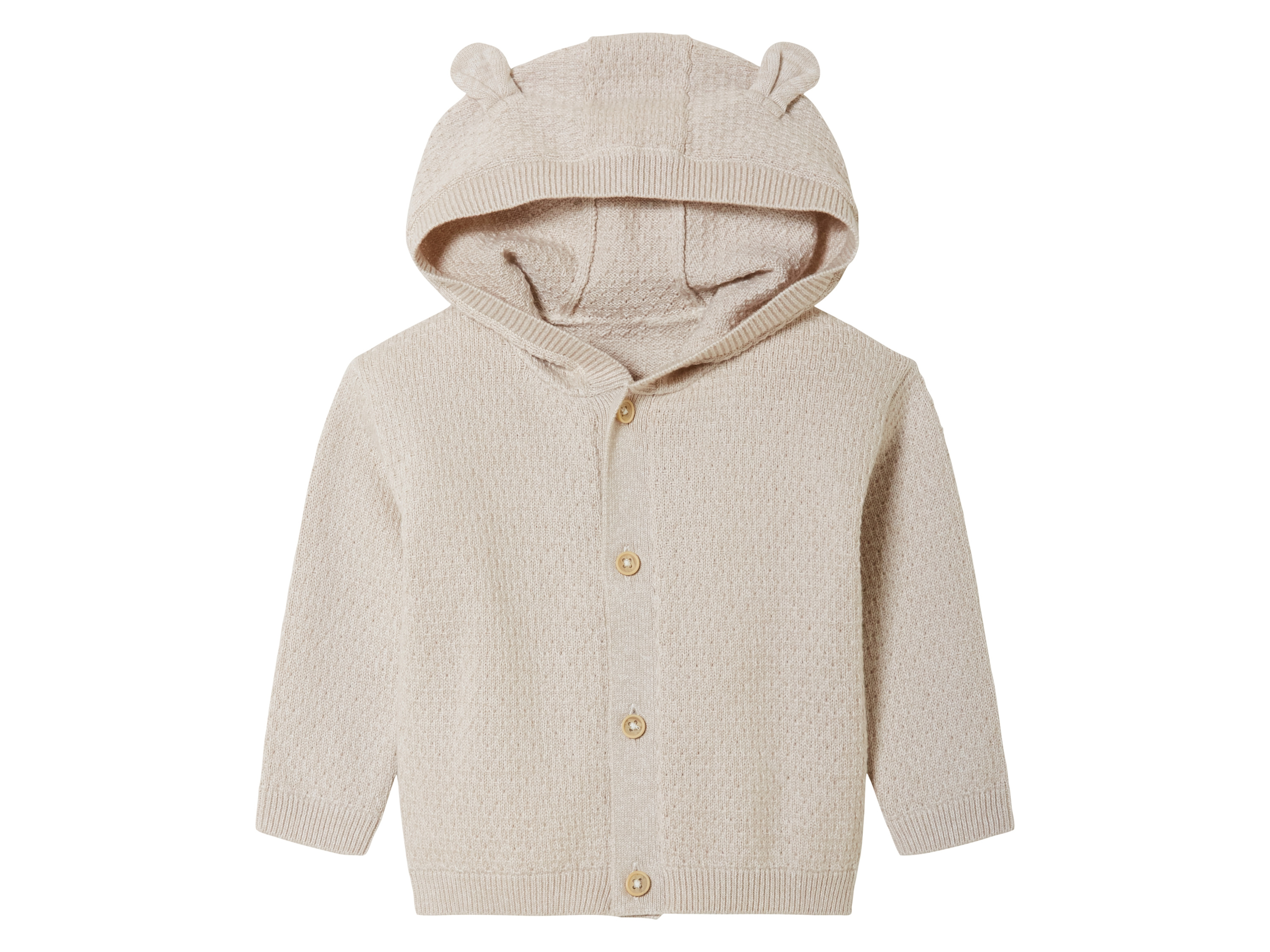 lupilu Dziecięca kamizelka z czystej bawełny organicznej Beżowy, 62/68