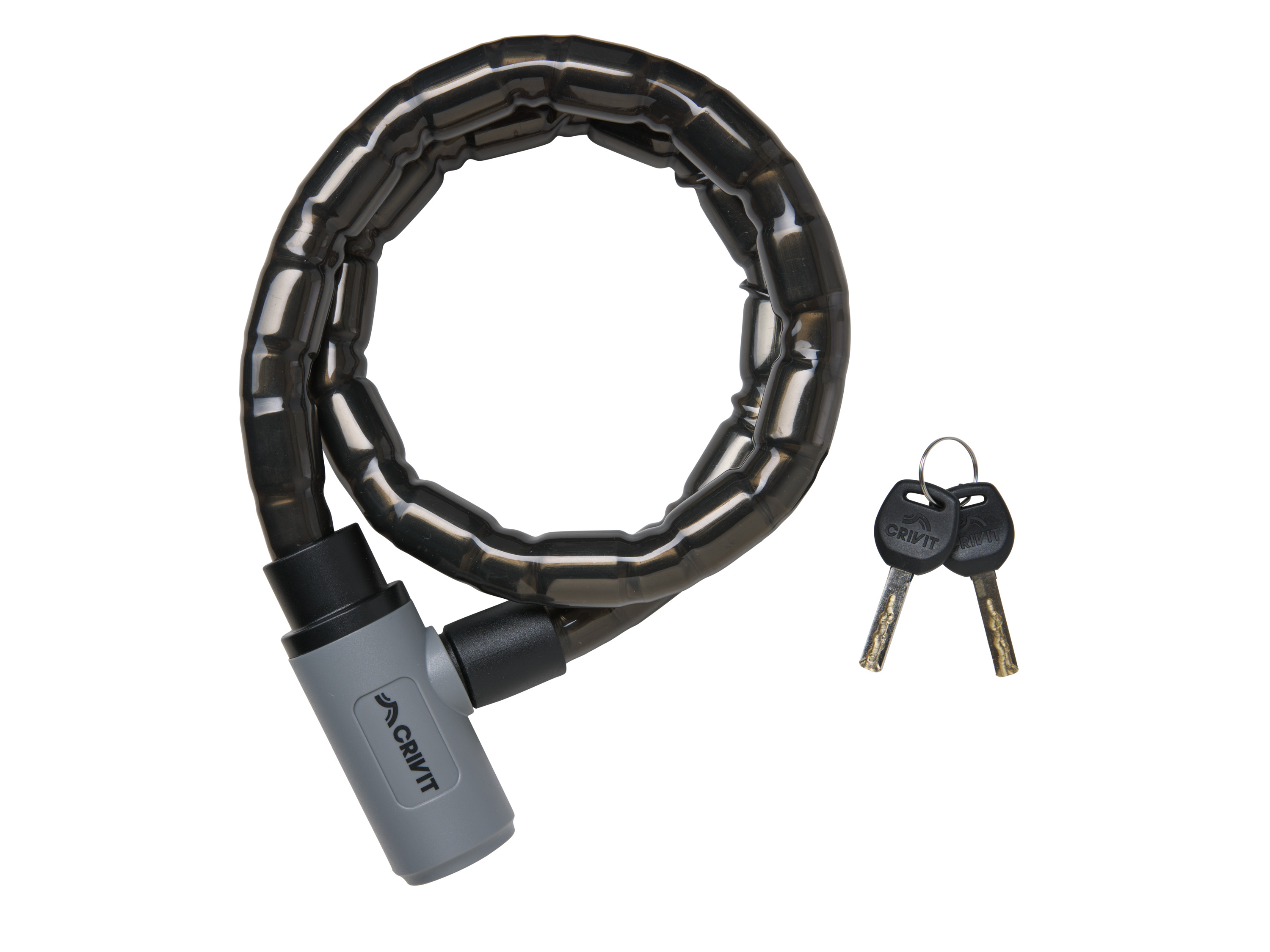 Crivit Łańcuch zabezpieczający do roweru Blokada rowerowa pancerna