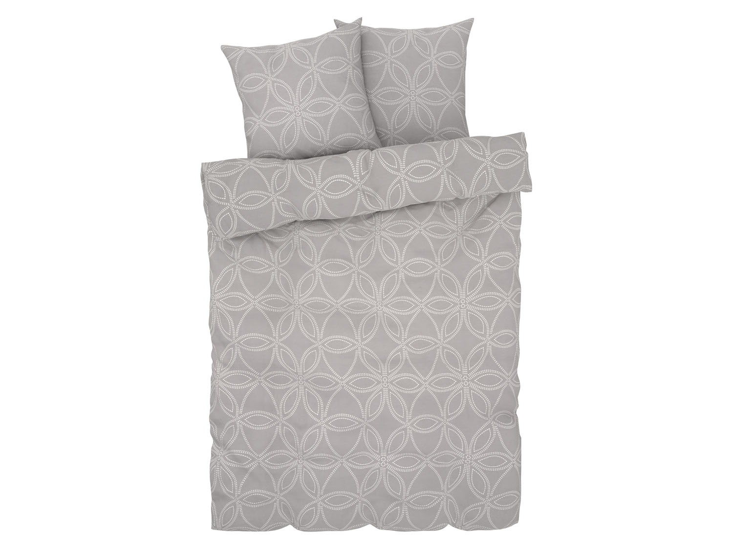 Livarno home Dwustronna pościel satynowa, 160 x 200 cm Grafika/ antracyt