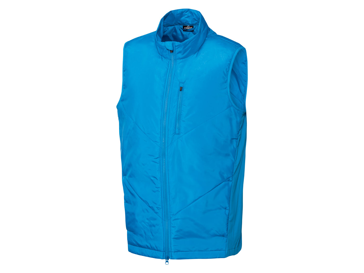 Crivit Kamizelka funkcyjna męska, ze sportową stójką XXL 60/62, Niebieski