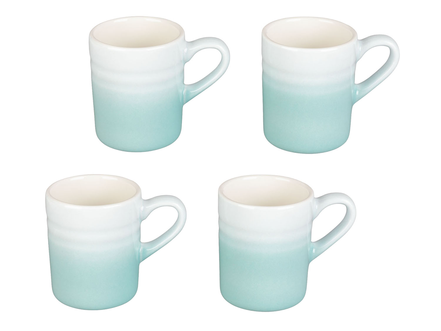 Ernesto Talerze / miseczki / filiżanki / filiżanki do espresso 4 filiżanki do espresso niebieskie