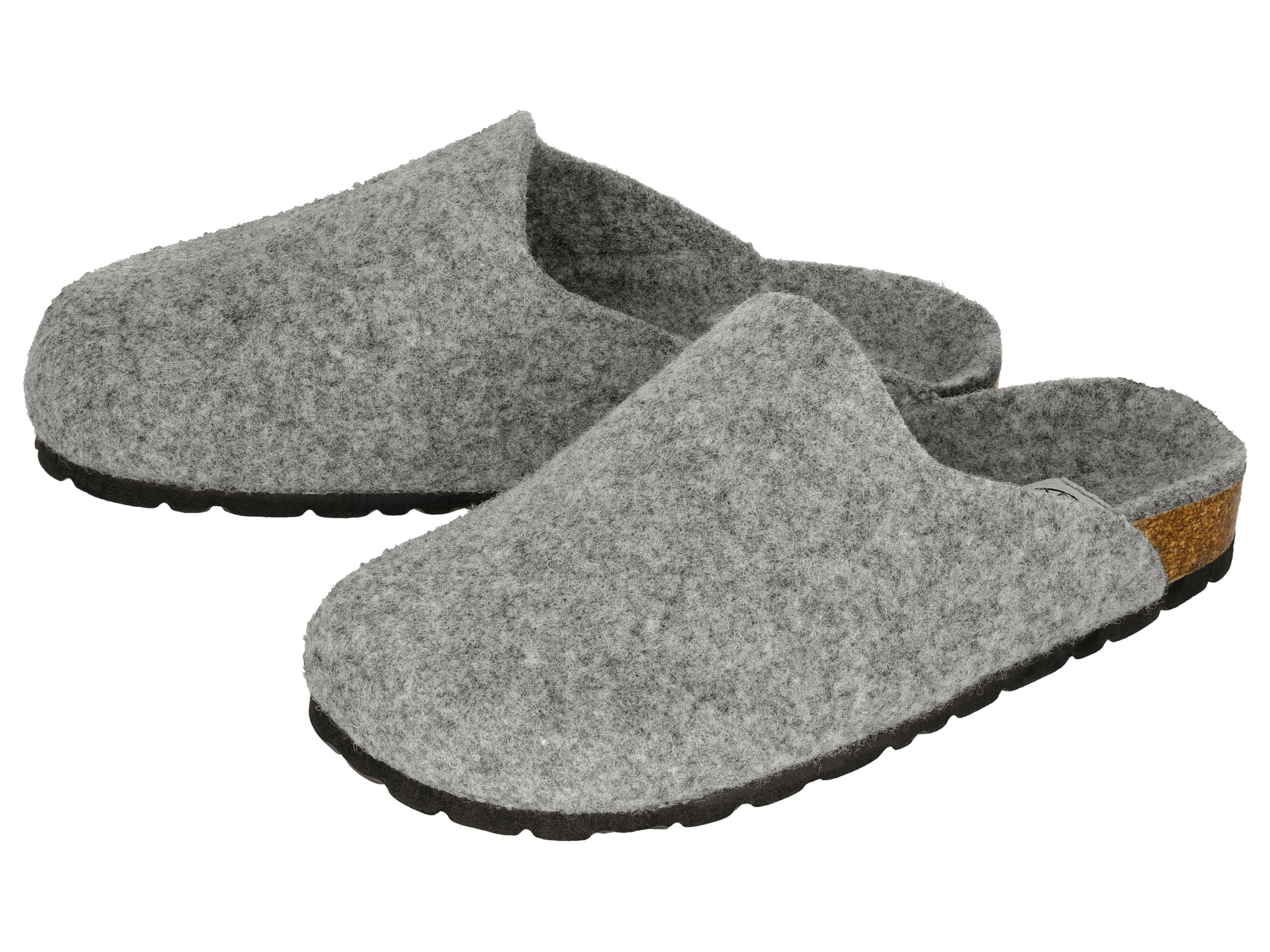 esmara Kapcie clogsy filcowe Szary, 40