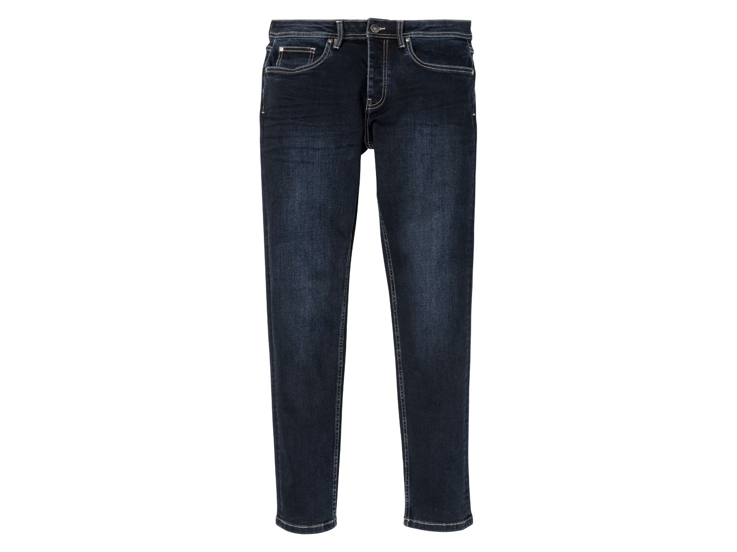 Livergy Jeansy męskie Tapered fit, 1 para Granatowy, 50 34/32
