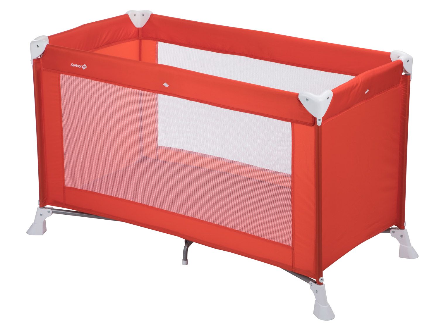 bebeconfort Łóżeczko turystyczne niemowlęce Soft Dreams red lines