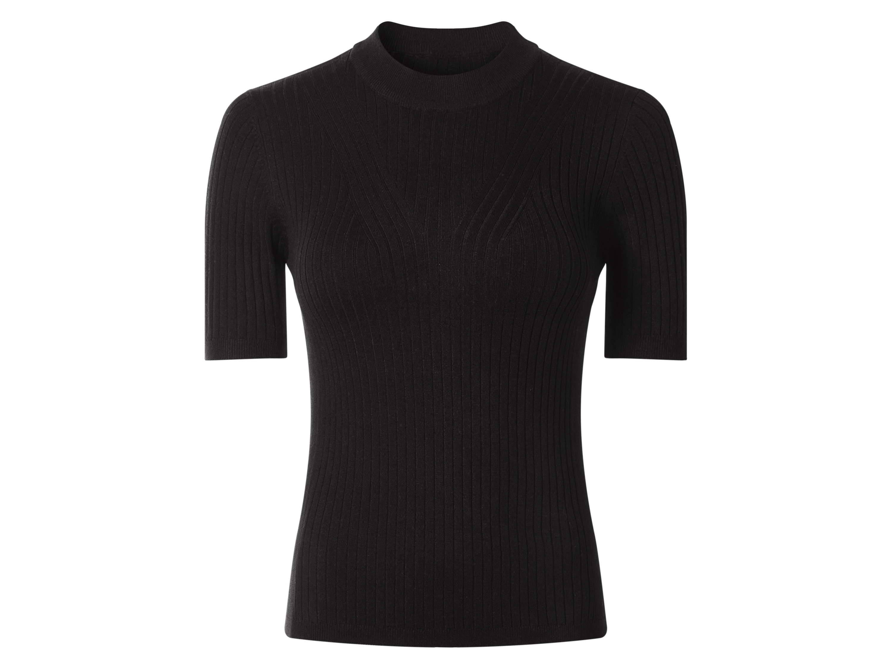 esmara Sweter damski z wiskozą Czarny, S 36-38