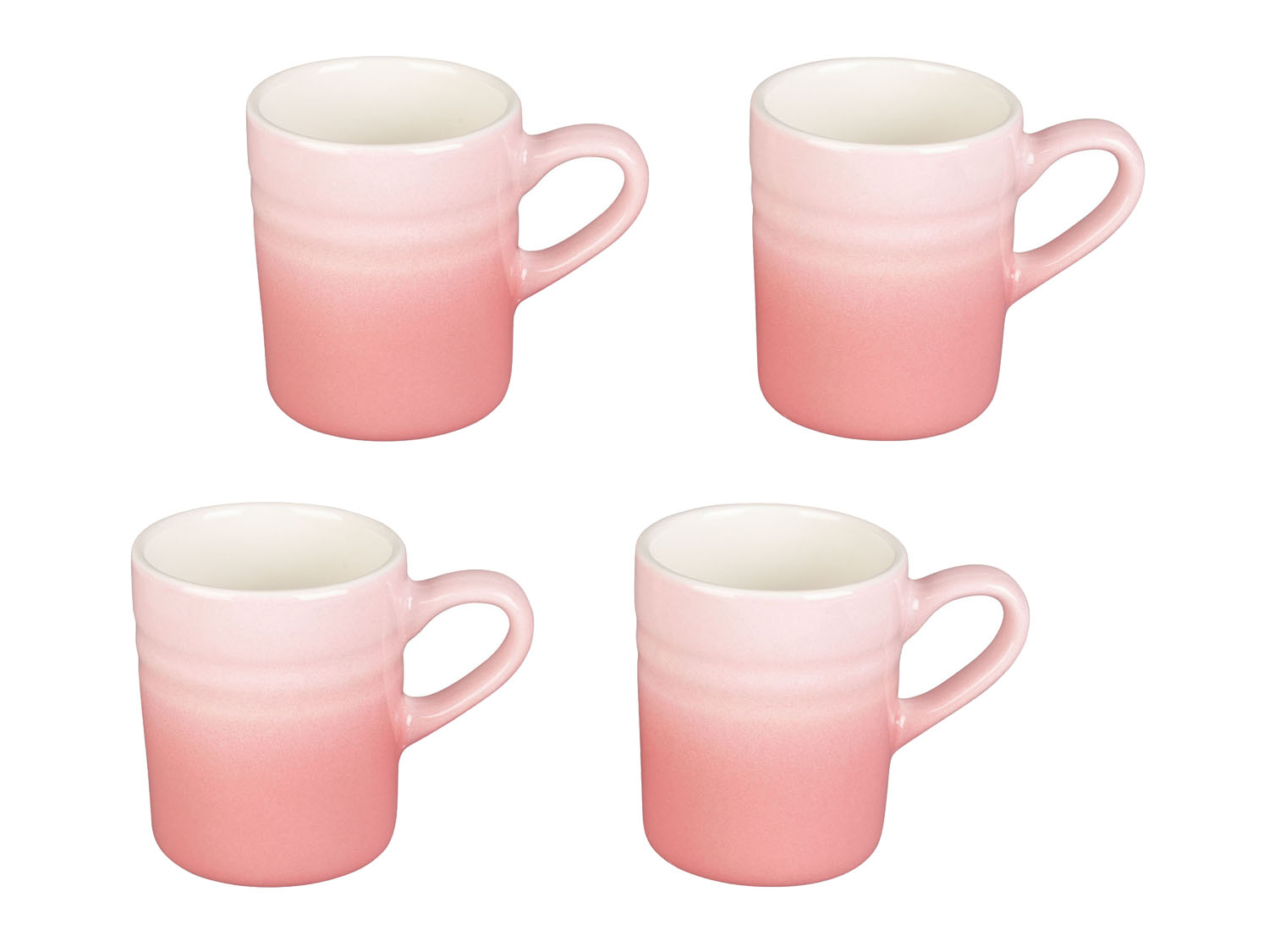 Ernesto Talerze / miseczki / filiżanki / filiżanki do espresso 4 filiżanki do espresso różowe